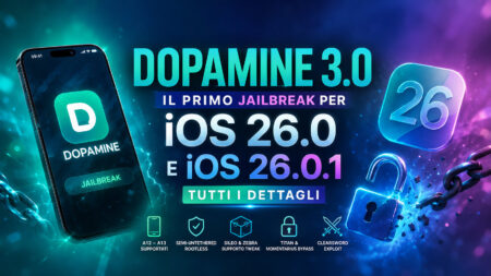 iOS 26.0 e iOS 26.0.1: Primo Jailbreak Ufficiale con Dopamine 3.0 – Guida Completa e Compatibilità