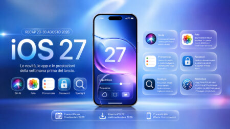 Recap iOS 27 23-30 agosto 2026: Beta 7, Siri AI, Photos e Passwords