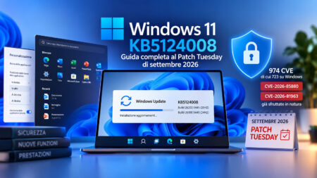Windows 11 KB5124008 8 settembre 2026: novità, download e installazione